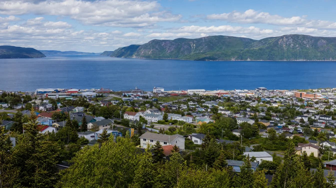 Corner Brook and the Bay of Islands, Newfoundland and Labrador — industrial wastewater treatment service area in Canada