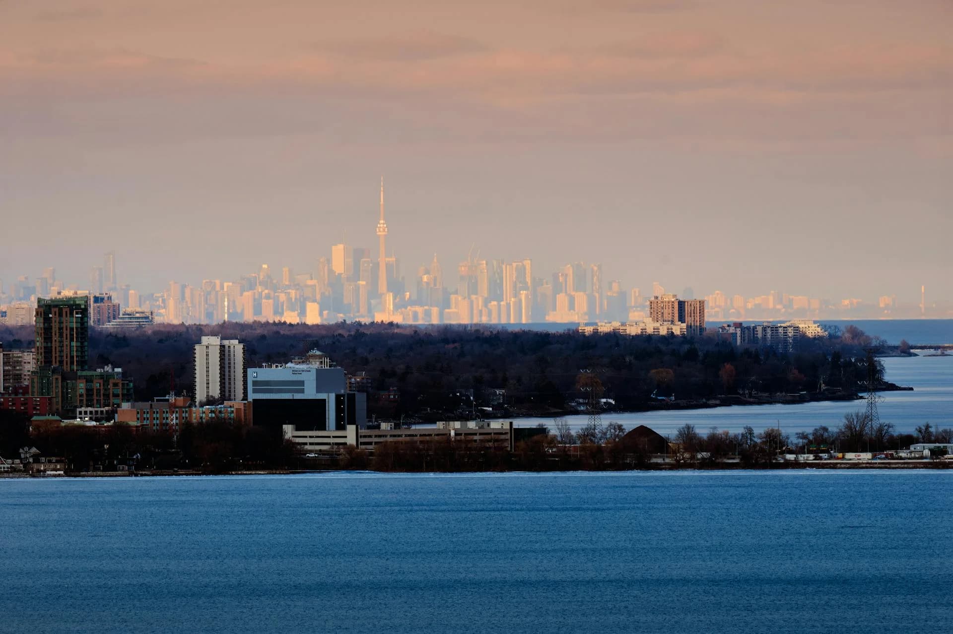 Cityscape of Hamilton, Ontario — industrial wastewater treatment service area in Canada