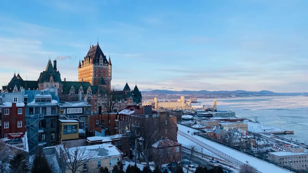 Cityscape of Quebec City, Quebec — industrial wastewater treatment service area in Canada