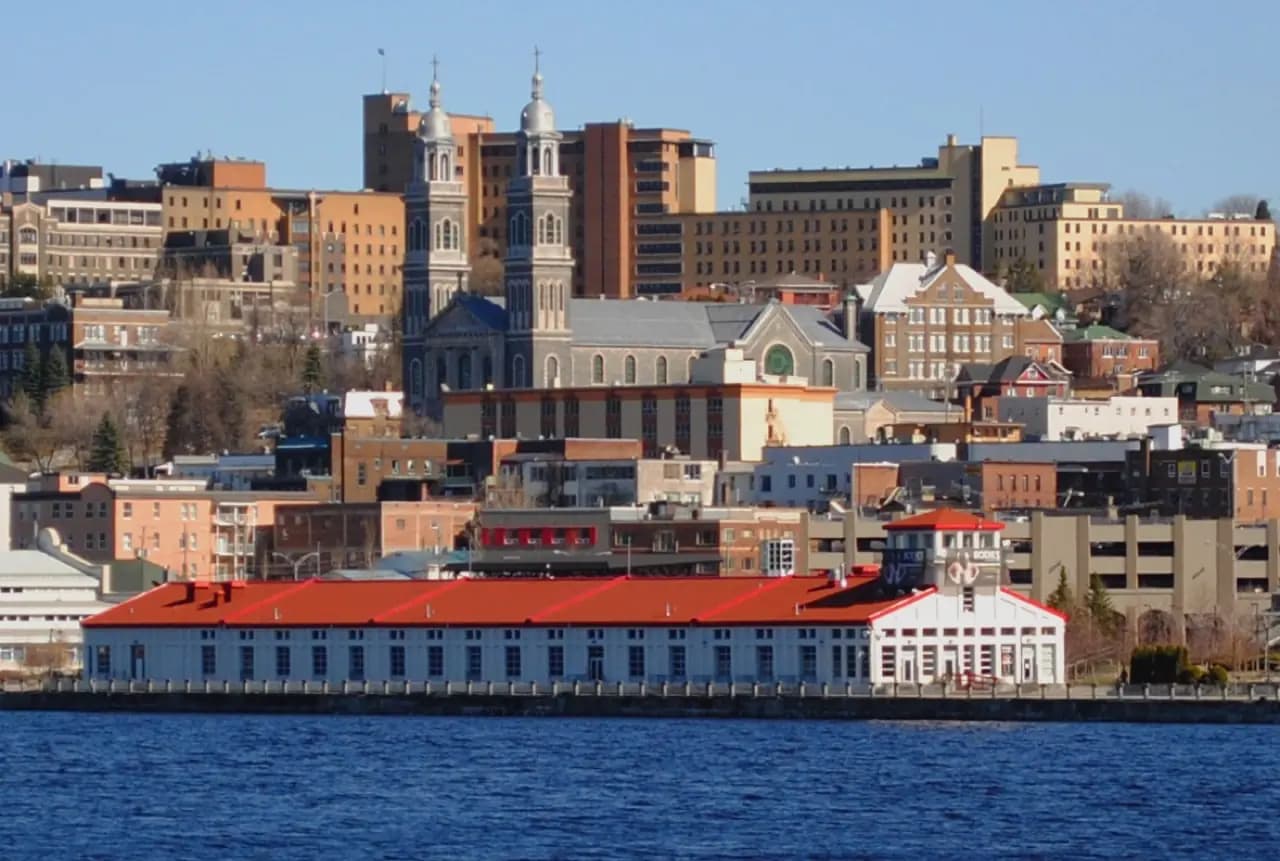 Cityscape of Saguenay, Quebec — industrial wastewater treatment service area in Canada