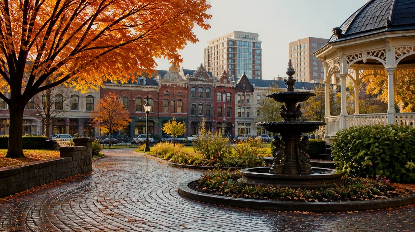 Cityscape of Brampton, Ontario — industrial wastewater treatment service area in Canada