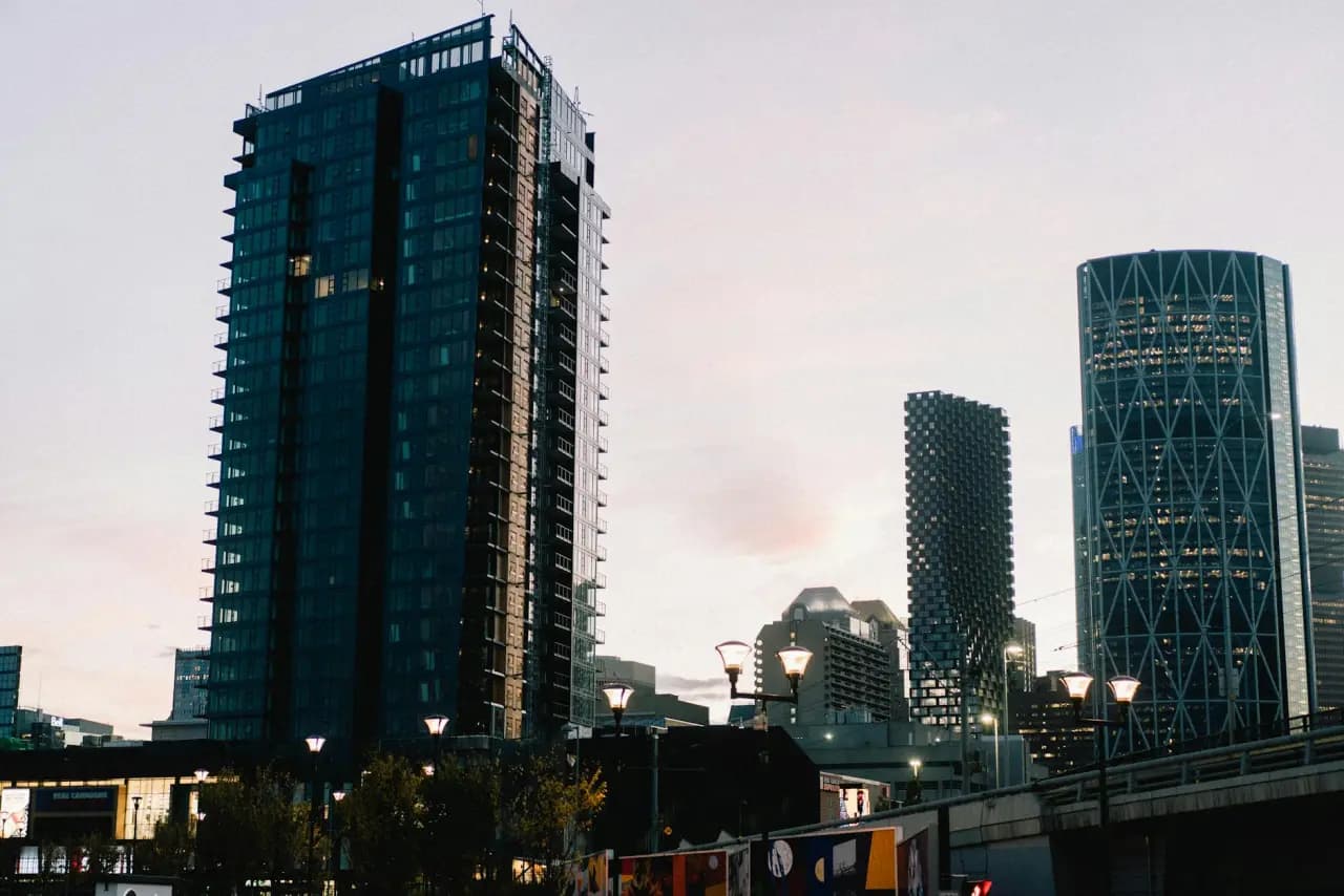 Cityscape of Calgary, Alberta — industrial wastewater treatment service area in Canada