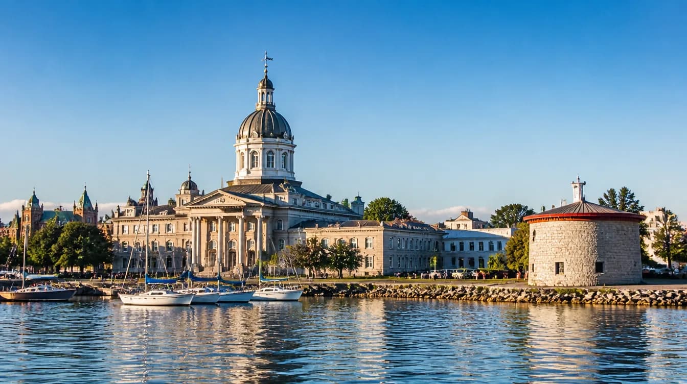 Cityscape of Kingston, Ontario — industrial wastewater treatment service area in Canada