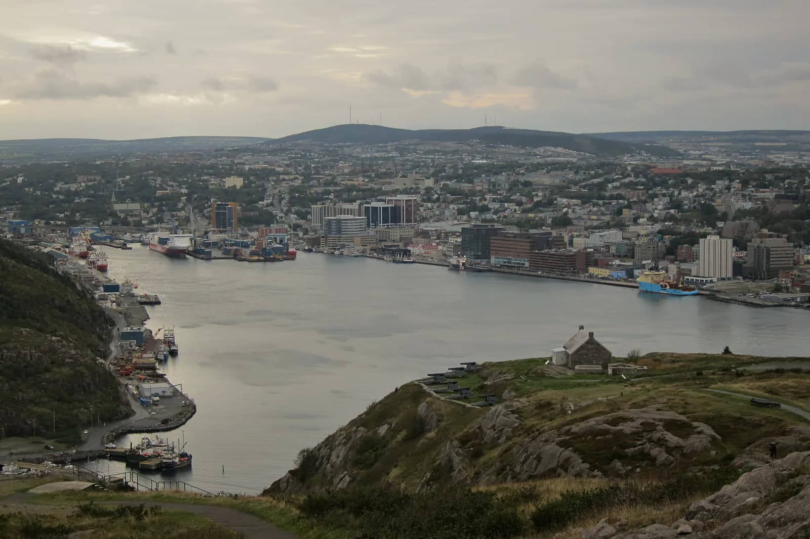 Cityscape of St. John's, Newfoundland and Labrador — industrial wastewater treatment service area in Canada